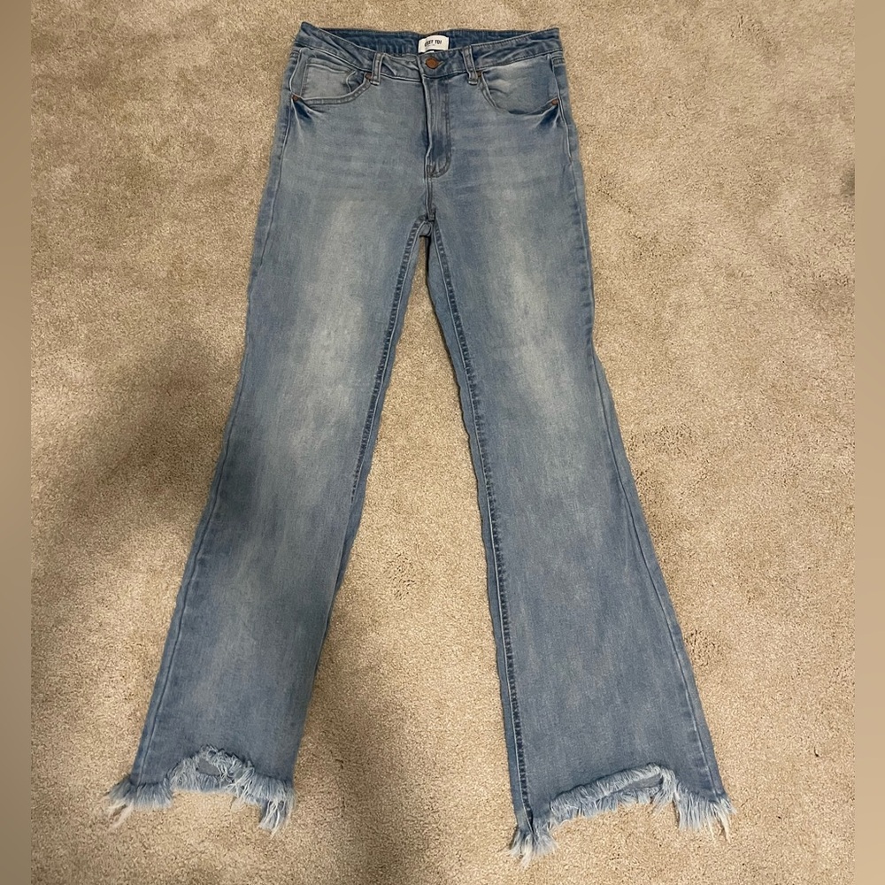 Cest Toi high waisted flare jeans